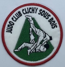 ÉCUSSON/PATCH - JUDO CLUB - CLICHY SOUS BOIS - diam 7,8cm. !!  (E2)