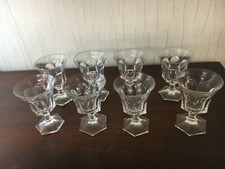 8 verres à  eau cristal d'arc (prix à la pièce)