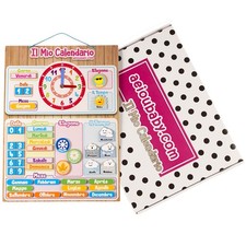 CALENDRIER HORLOGE Semainier Magnétique pour enfant Jeu éducatif Date Temps e...