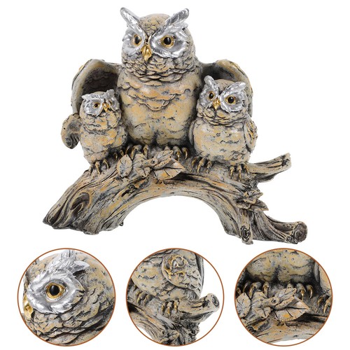 Sculpture hibou figurine - hibou,