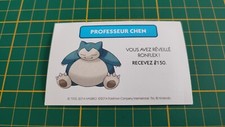 Professeur Chen Ronflex pièce jeu de société Monopoly Pokémon édition Kanto #C43