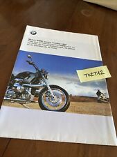 BMW 1998 moto K1100LT F650 R1100GS R1200C R850 etc prospectus catalogue
