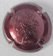 Ancienne Capsule de Champagne Estampée POMMERY Cuvée Louise Bordeaux Rare