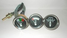 Huile + Temp + Amp Gauge pour