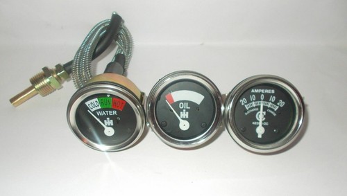 Huile temp amp gauge pour - +,