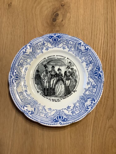Assiette animée sarreguemines - animée,