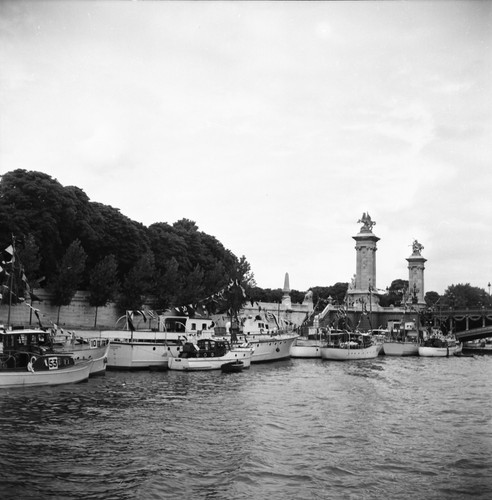 Paris 1950 bateaux - 1950,