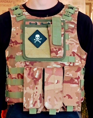 Gilet tactique multicam - gilet,