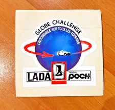 Autocollant sticker raid rallye LADA POCH 4x4 vintage sport team 1984