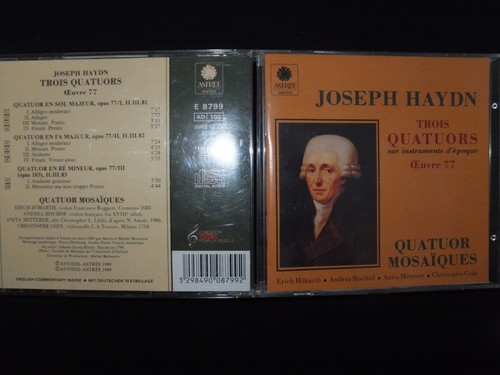 Haydn trois quatuors - cd,