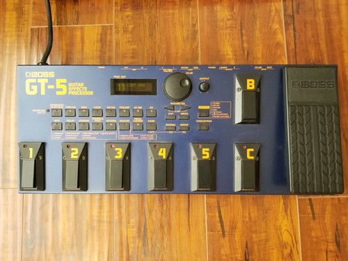 Boss multi effects pedal - gt-5,