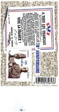 Mini feuillet du 70ème Anniversaire de l'appel du 18 Juin 1940 -