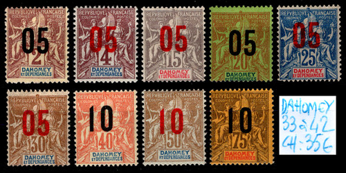 Dahomey série groupe n 33 - série, n°33