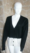 Gilet noir et ivoire neuf