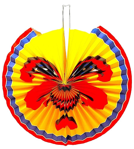 Lampion lanterne lune cocarde - lanterne,