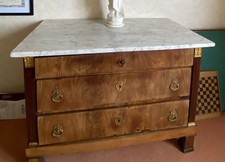 Commode Empire en acajou –