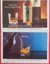 Publicité de presse: Boisson Alcoolisée Scotch Whisky ABERLOUR 2 1/2 pages 1991