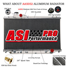 3 Row Aluminium Radiateur Pour