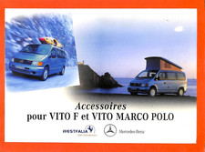 MERCEDES / PROSPECTUS 100 G / ACCESSOIRES POUR VITO G & VITO MARCO POLO