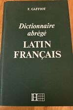 Dictionnaire Abrege Latin-français Illustré - Felix Gaffiot