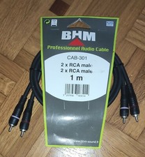 Câble sono / hifi RCA  1m  stéréo  haute qualité