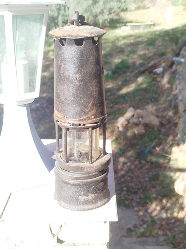 Lampe mineur ancienne - de,