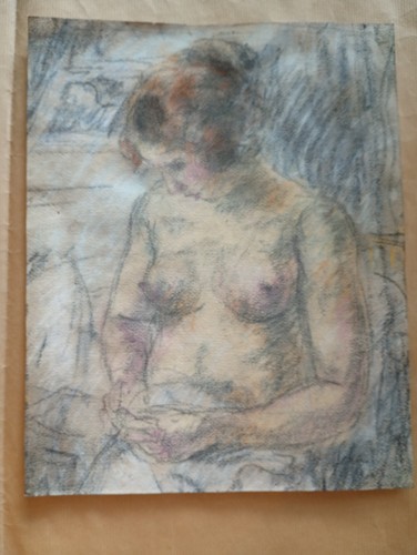Pastel dessin original henri - pastel,