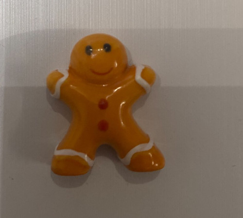 Feve orange petit bonhomme - orange,