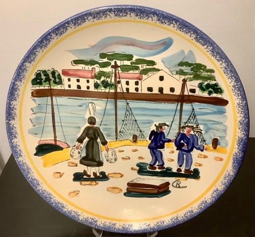 Assiette port bretagne - port,