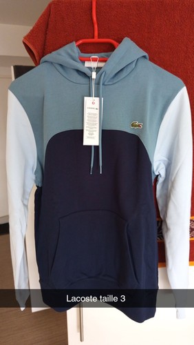 Sweat capuche lacoste - à,