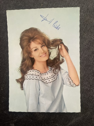 Carte postale chanteuse - carte,