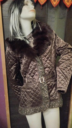 Veste manteau marron taille - veste,
