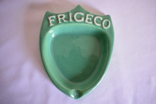 ANCIEN CENDRIER PUBLICITAIRE EN FAIENCE FRIGECO