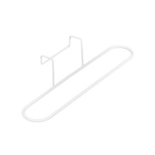Porte-Serviette en Métal "Pour Porte" 27cm Blanc