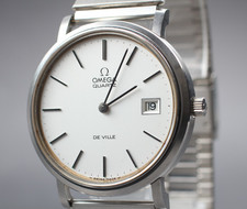 Montre Homme Omega De Ville Quartz Années 1990 Date Ref.192.0022 Cal.1365...