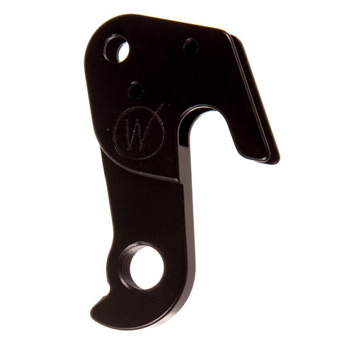 6061 aluminum black derailleur - black,