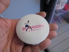 Ancien Miroir Maquillage Sac de Dame avec Eclairage à Pile Bourgeois Paris 