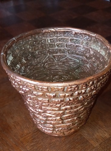 Lot caches pot cuivre ancien - cuivre,