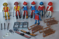 Playmobil 3561 incomplet vintage skis luges