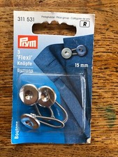 PRYM  3 BOUTONS 15 MM FLEXL’