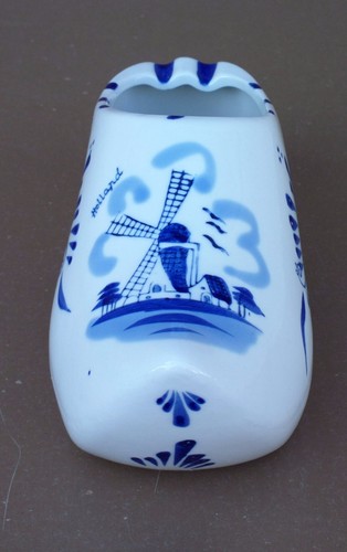 Delft cendrier sabot décor - delft,