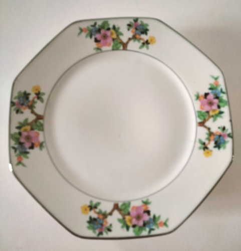 Assiette piédouche porcelaine - assiette,