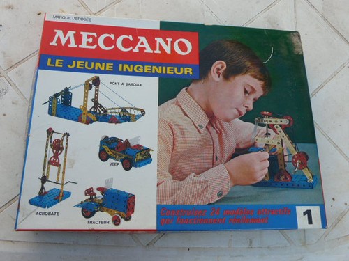 Jeu meccano ancienne boîte - meccano,
