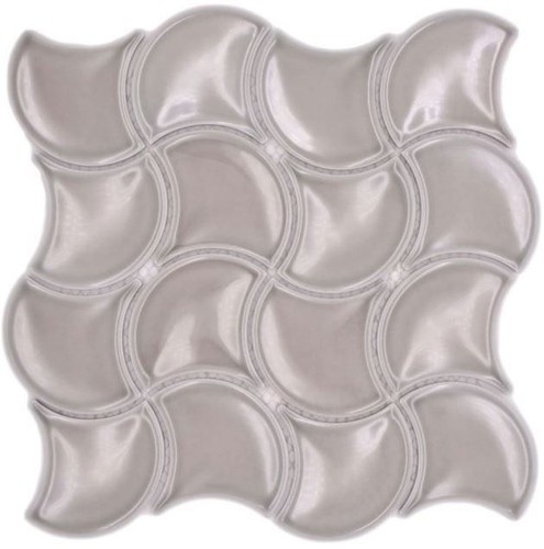 Mosaïque carreau gris pierre