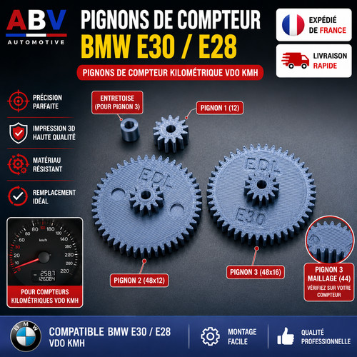 Kit pignons compteur bmw - kit,