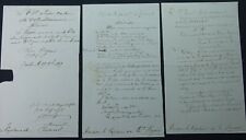 MARINE, Canonnière La HYENE autographe