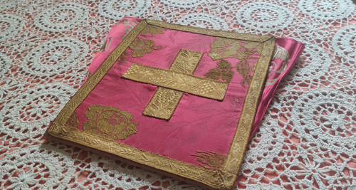 Ancienne bourse liturgique - ancienne,