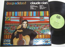 DISQUE 33 TOURS LP CLAUDE CIARI DESPEDIDAS 1976 