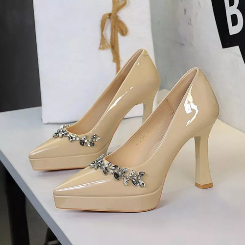 éscarpins kaki talon cm - Éscarpins,