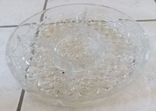 Plat pour apéritif en verre -